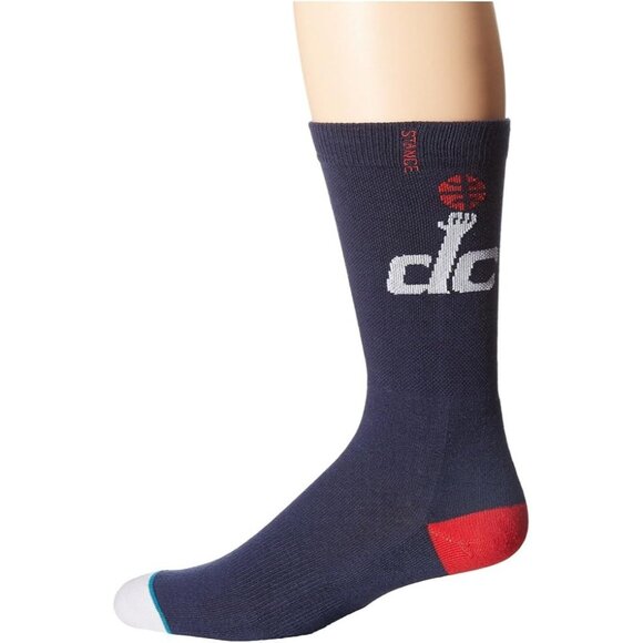Stance Mens Wizards Arena Logo Casual Socks Size Medium - Picture 1 of 2